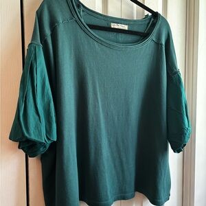 We The Free Blossom Puff Sleeve Tee